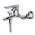 Dinding-Mount Shower Valve Faucet Mixer Handheld Shower Brass